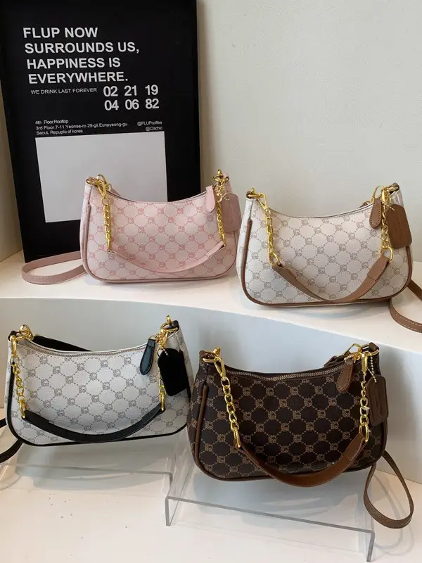Solstice Monogram Shoulder Bag
