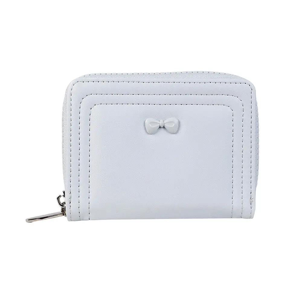 Bow Detail Zip Wallet