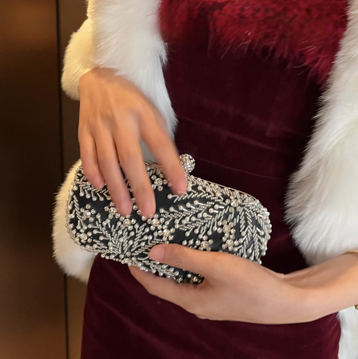 The Empress Beaded Minaudiere