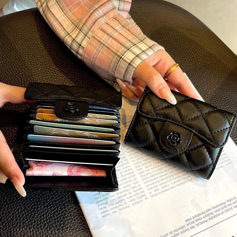 The Camellia Quilted wallet